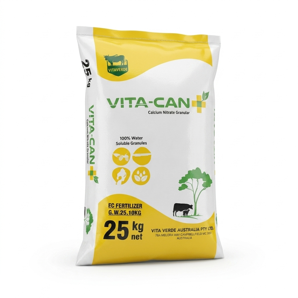 Vita CAN | Calcium Nitrate| N,Ca| 25kg| Australia