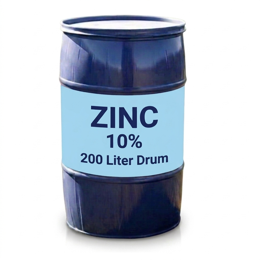 Zinc 10%| Liquid Zinc| 200 Liter Drum