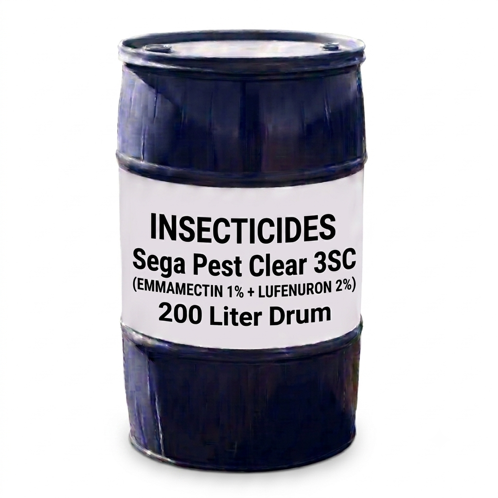 SEGA PEST CLEAR 3SC| Emmamectin 1%+Lufenuron 2%| 200liter| Insecticides