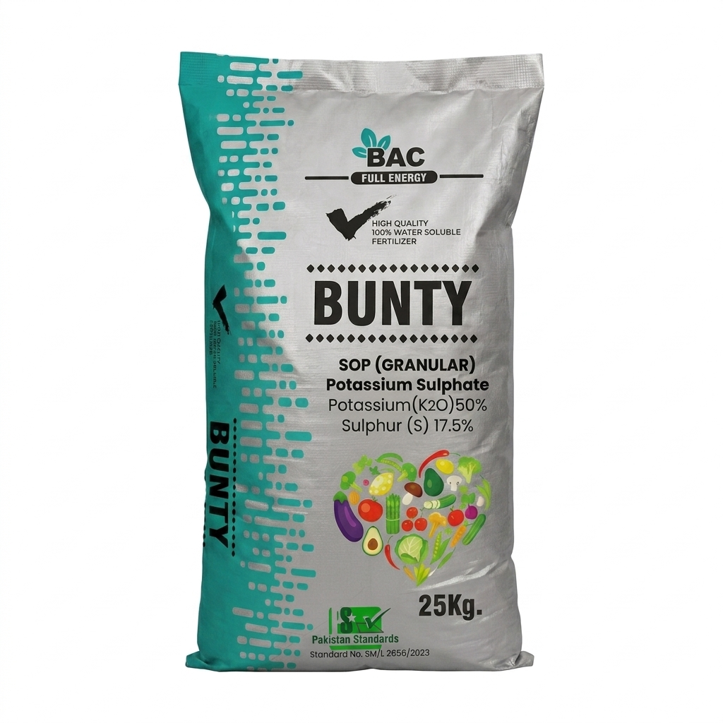 Potassium Sulphate| Granular SOP| 25kg| Bunty Fertilizer