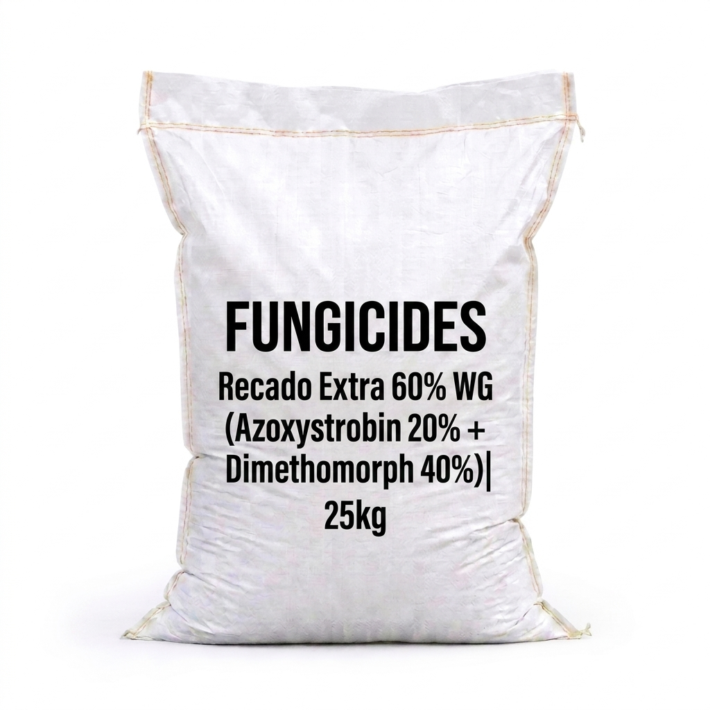 RECADO EXTRA 60% WG| Azoxystrobin 20% + Dimethomorph 40%| 25kg| Fungicides