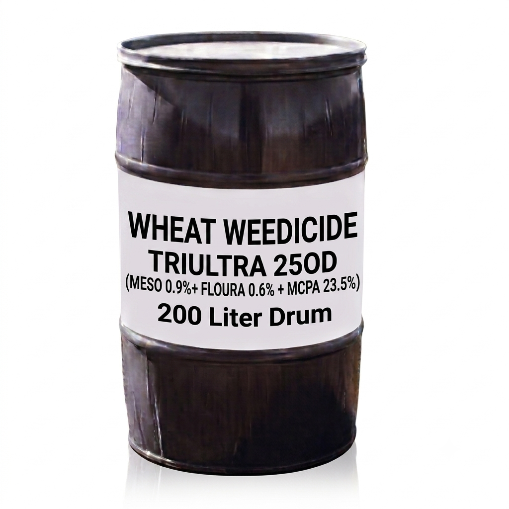 TRIULTRA 25OD (MESO 0.9%+ FLOURA 0.6% + MCPA 23.5%) |200 Liter Drum |Wheat Weedicide