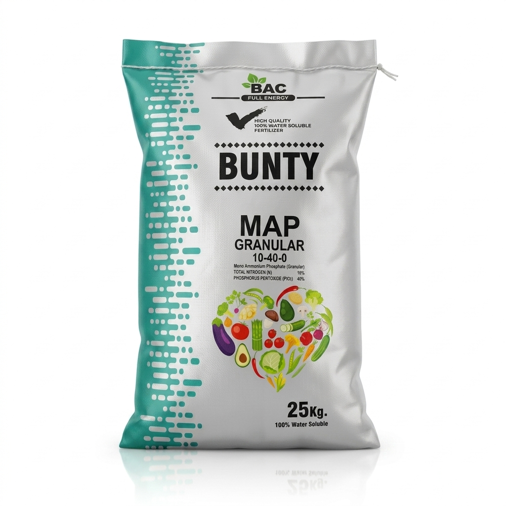 MAP Granular 10:40| 25kg| Bunty Fertilizer| Import China