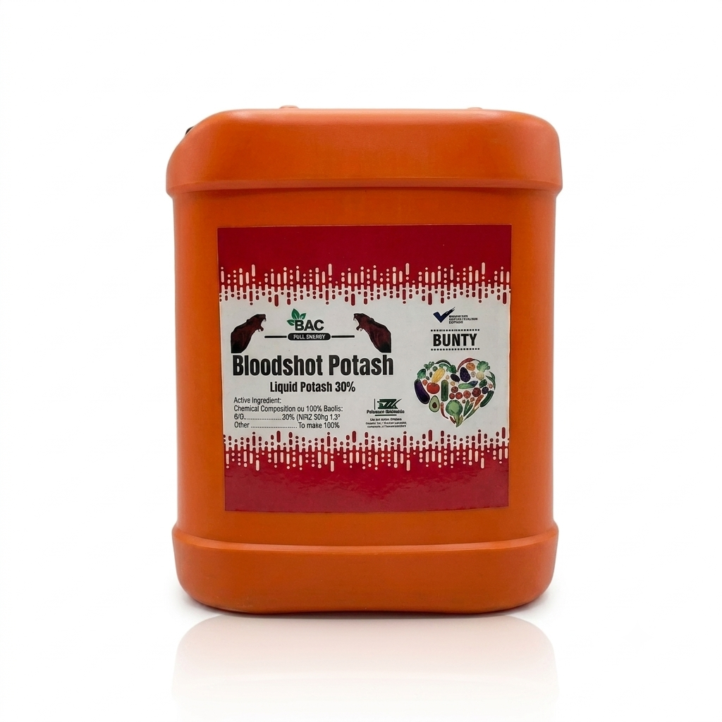 BLOODSHOT POTASH| Liquid Potash 30%| 4 liter| Microneutrients