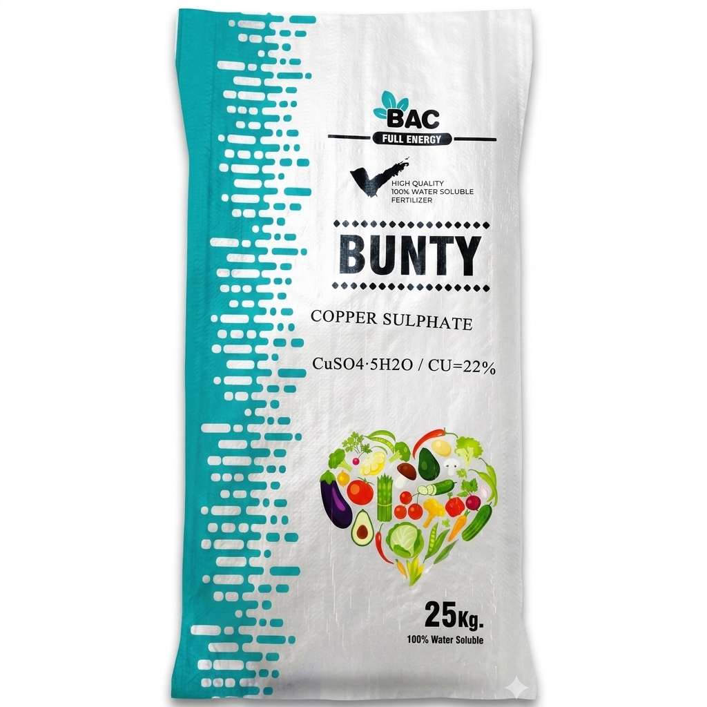 Copper Sulphate 22%| 25kg|Bunty Fertilizer
