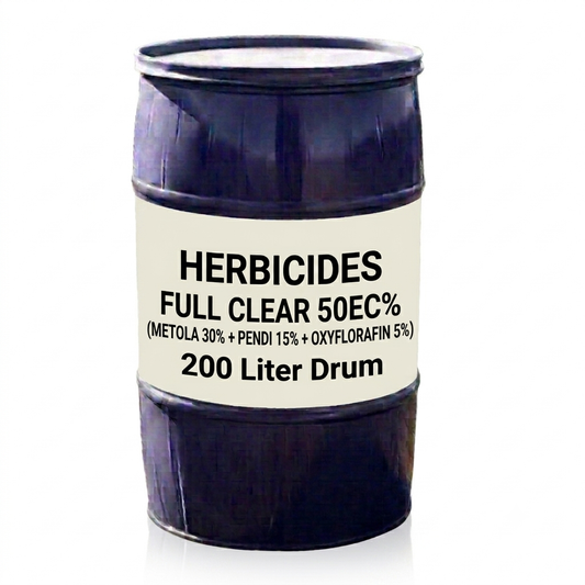 FULL CLEAR 50EC%| Metola 30%+Pendi 15%+Oxyflorafin 5%|200liter |Herbicides