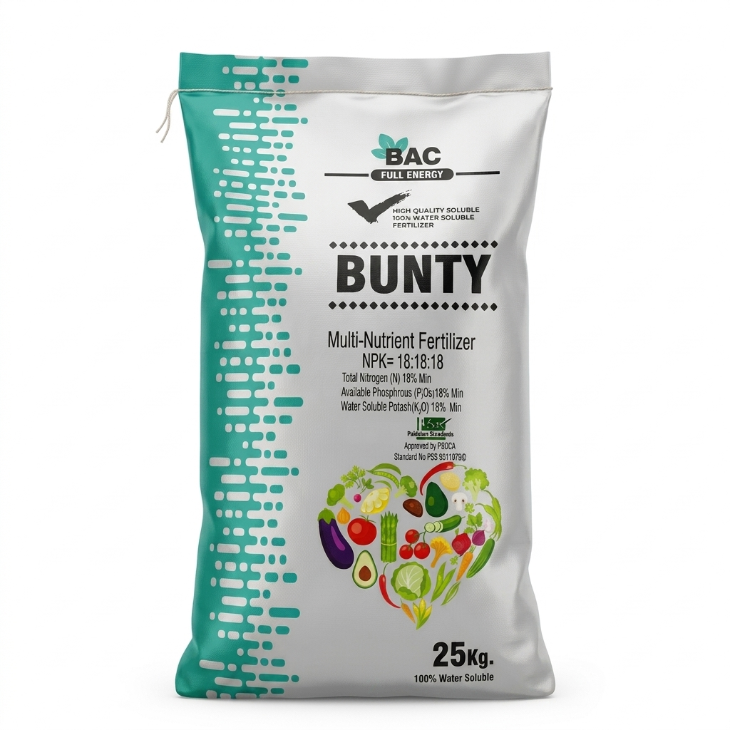 NPK 18:18:18| 25kg| Bunty Fertilizer
