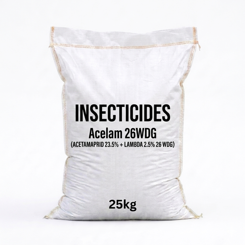 ACELAM 26WDG| Acetamaprid 23.5% + 
Lambda 2.5% 26 WDG| 25kg| Insecticides