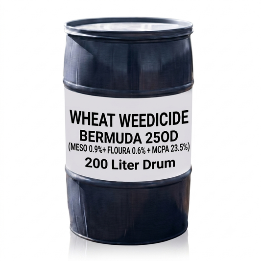 BERMUDA 25OD (MESO 0.9%+ FLOURA 0.6% + MCPA 23.5%) |200 Liter Drum |Wheat Weedicide