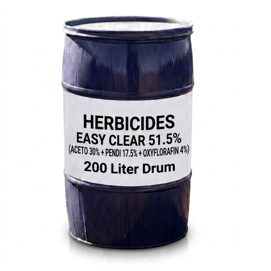 EASY CLEAR 51.5%| Aceto 30% + Pendi 17.5% + Oxyflorafin 4%)|200liter |Herbicides