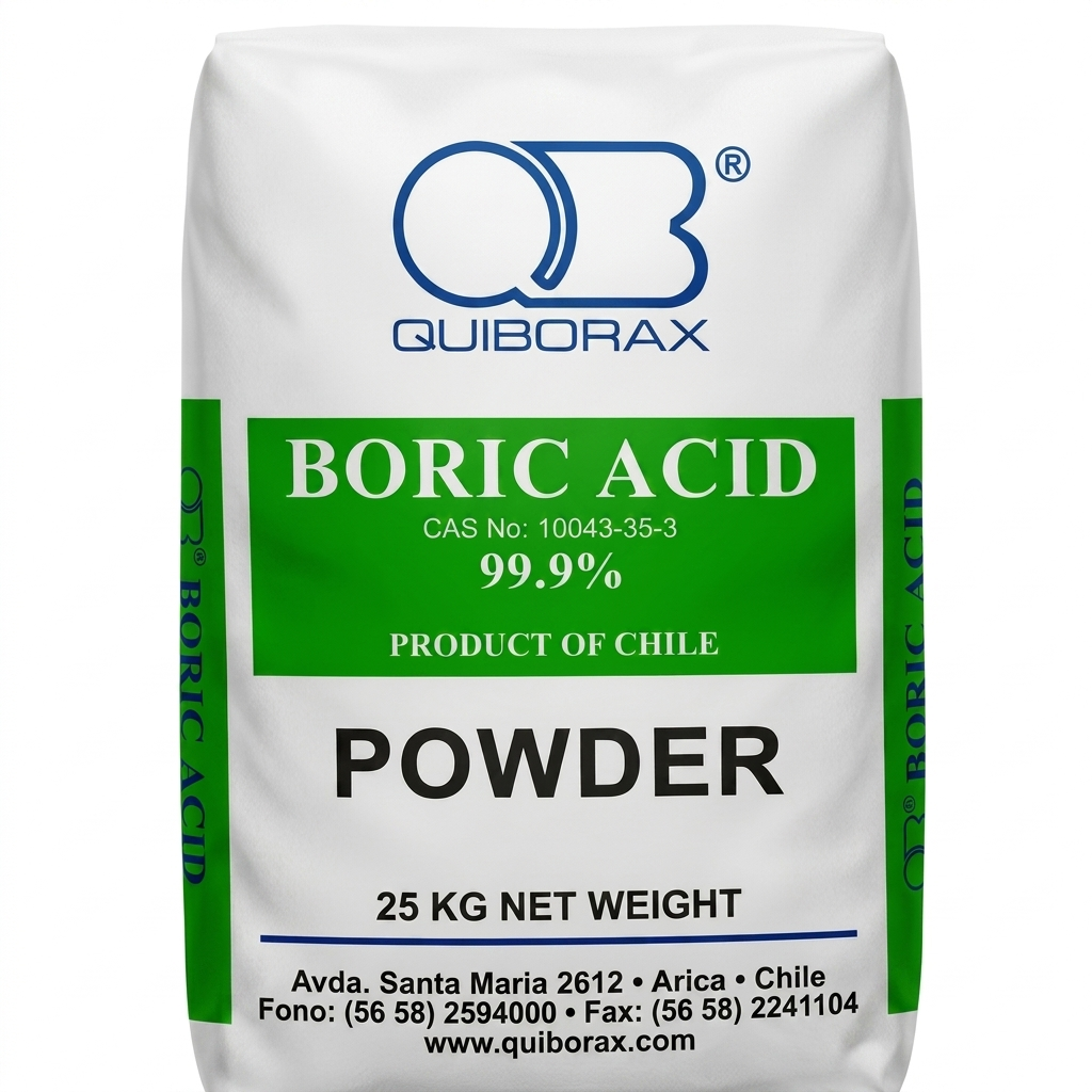 Boric Acid| 25kg| Chile
