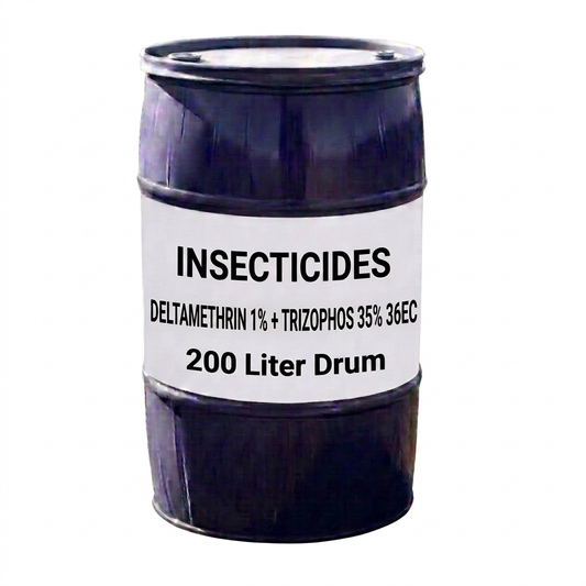 DELTAMETHRIN 1% + TRIZOPHOS 35% 36EC| 200liter| Insecticides