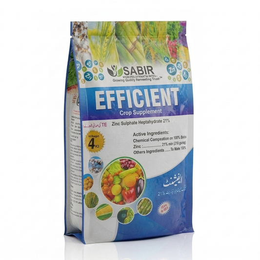 EFFICIENT| Zinc 21%| Crop supplement| 4kg| Microneutrients